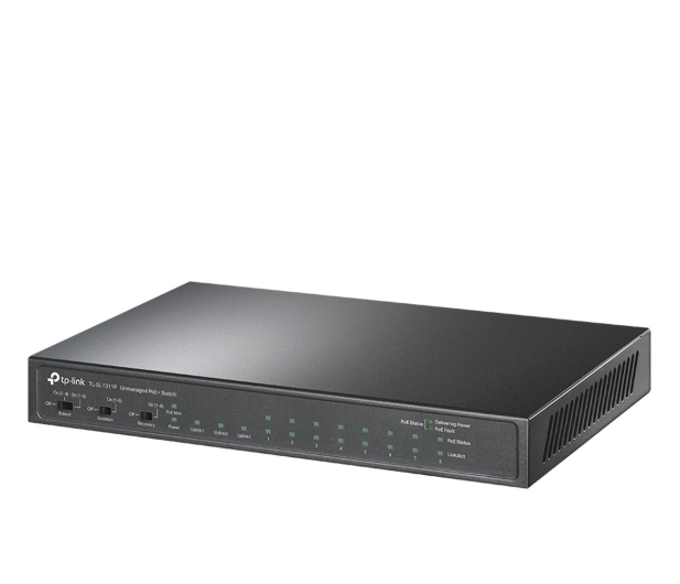 TP-LINK SL1311P 8xFE PoE+ 2xGE 1xSFP TL-SL1311P - 1137567 - zdjęcie